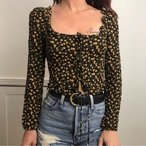 Floral Long Sleeve Top